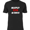 Koszulka z nadrukiem dla syna, synów, najlepszy syn, prezent na urodziny od rodziców