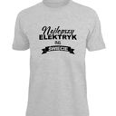 Koszulka z nadrukiem dla elektryka, prezent najlepszy elektryk, do pracy, urodziny