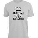 Koszulka z nadrukiem dla syna, synów, najlepszy syn, prezent na urodziny od rodziców