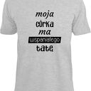 Koszulka z nadrukiem dla taty, prezent dzień ojca, od dzieci, syna, córki, najlepszy