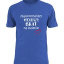 Koszulka z nadrukiem dla starszego lub młodszego brata, prezent, urodziny młodszy