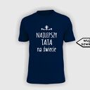 Koszulka z nadrukiem dla taty, prezent dzień ojca, od dzieci, syna, córki, najlepszy