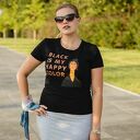 Koszulka (T shirt) BLACK IS MY HAPPY COLOR