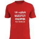 Koszulka z nadrukiem, prezent chłopak, narzeczony, urodziny, walentynki, mikołajki