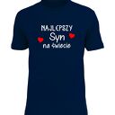 Koszulka z nadrukiem dla syna, synów, najlepszy syn, prezent na urodziny od rodziców