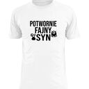 Koszulka z nadrukiem dla syna, synów, najlepszy syn, prezent na urodziny od rodziców