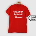 Koszulka z nadrukiem chłopaka, super faceta, mężczyzny, męża