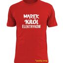 Koszulka z nadrukiem dla elektryka, prezent najlepszy elektryk, do pracy, urodziny
