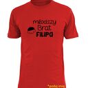 Koszulka z nadrukiem dla starszego lub młodszego brata, prezent, urodziny młodszy