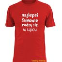 Koszulka z nadrukiem dla syna, synów, najlepszy syn, prezent na urodziny od rodziców