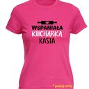 Koszulka z nadrukiem dla kucharki, prezent najlepsza, gotowanie, urodziny