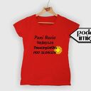Koszulka z nadrukiem, prezent na dzień edukacji, super nauczycielka, koniec