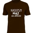 z nadrukiem dla męża, prezent najlepszy mąż, koszulki od żony, urodziny, święta