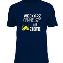 z nadrukiem dla wędkarza, prezent najlepszy wędkarz, wędkarstwo, koszulki, urodziny