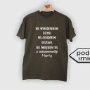Koszulka z nadrukiem chłopaka, super faceta, mężczyzny, męża