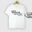 Koszulka z nadrukiem dla nauczyciela, prezent na dzień edukacji, super, koniec