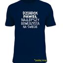 Koszulka z nadrukiem dla dziadka, prezent najlepszy dziadek, urodziny, święta