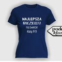 Koszulka z nadrukiem, prezent na dzień edukacji, super nauczycielka, koniec