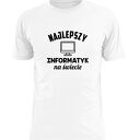 Koszulka z nadrukiem dla informatyka, prezent najlepszy, programista, komputer