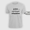 Koszulka z nadrukiem dla chłopaka, super faceta, narzeczonego, męża, walentynki