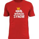 Koszulka z nadrukiem dla syna, synów, najlepszy syn, prezent na urodziny od rodziców