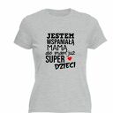 Koszulka z nadrukiem, najlepsza MAMA, prezent dzień matki, urodziny, święta