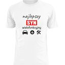 Koszulka z nadrukiem dla syna, synów, najlepszy syn, prezent na urodziny od rodziców