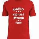 Koszulka z nadrukiem dla kucharza, prezent najlepszy kucharz, gotowanie, urodziny