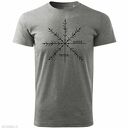 Tatra Art by Oliwia Wysocka - Zakopane zimowa stolica Polski szary t-shirt męski