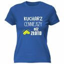 Koszulka z nadrukiem dla kucharki, prezent najlepsza, gotowanie, urodziny