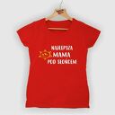 Koszulka z nadrukiem ciążowym, dla kobiety w ciąży, mama
