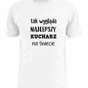 Koszulka z nadrukiem dla kucharza, prezent najlepszy kucharz, gotowanie, urodziny