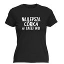 Koszulka z nadrukiem dla córki, najlepsza córcia, prezent córeczki na urodziny