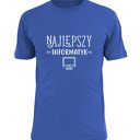 Koszulka z nadrukiem dla informatyka, prezent najlepszy, programista, komputer
