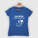Koszulka z nadrukiem, prezent na dzień edukacji, super nauczycielka, koniec