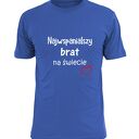 Koszulka z nadrukiem dla brata, prezent najlepszy brat, urodziny bro, święta