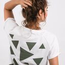 T-shirt - koszulka triangle mess khaki