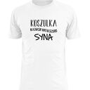 Koszulka z nadrukiem dla syna, synów, najlepszy syn, prezent na urodziny od rodziców