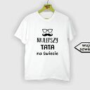 Koszulka z nadrukiem dla taty, prezent dzień ojca, od dzieci, syna, córki, najlepszy