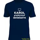 Koszulka z nadrukiem dla informatyka, prezent najlepszy, programista, komputer