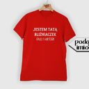 Koszulka z nadrukiem dla taty, super, najlepszy tatuś, ojciec, mąż