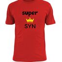 Koszulka z nadrukiem dla syna, synów, najlepszy syn, prezent na urodziny od rodziców