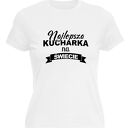 Koszulka z nadrukiem dla kucharki, prezent najlepsza, gotowanie, urodziny