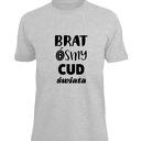 Koszulka z nadrukiem dla brata, prezent najlepszy brat, urodziny bro, święta