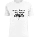 Koszulka z nadrukiem dla kucharza, prezent najlepszy kucharz, gotowanie, urodziny
