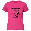 Koszulka z nadrukiem, najlepsza MAMA, prezent dzień matki, urodziny, święta