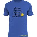 Koszulka z nadrukiem dla starszego lub młodszego brata, prezent, urodziny młodszy