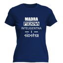 Koszulka z nadrukiem dla siostry, prezent najlepsza, sióstr, urodziny