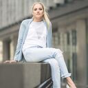 T-shirt Lonely Shape Grey - rozmiar M