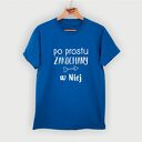 Koszulka z nadrukiem chłopaka, super faceta, mężczyzny, męża